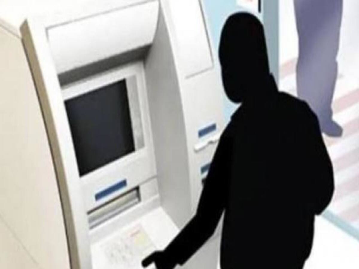 The thief was caught red-handed while breaking into an Axis Bank ATM in Akurdi