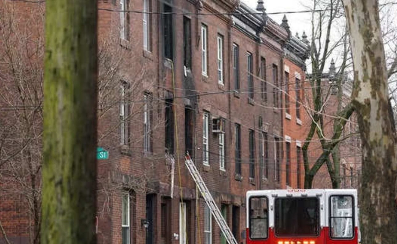A fire broke out in a three-story building in Philadelphia, killing 13 people