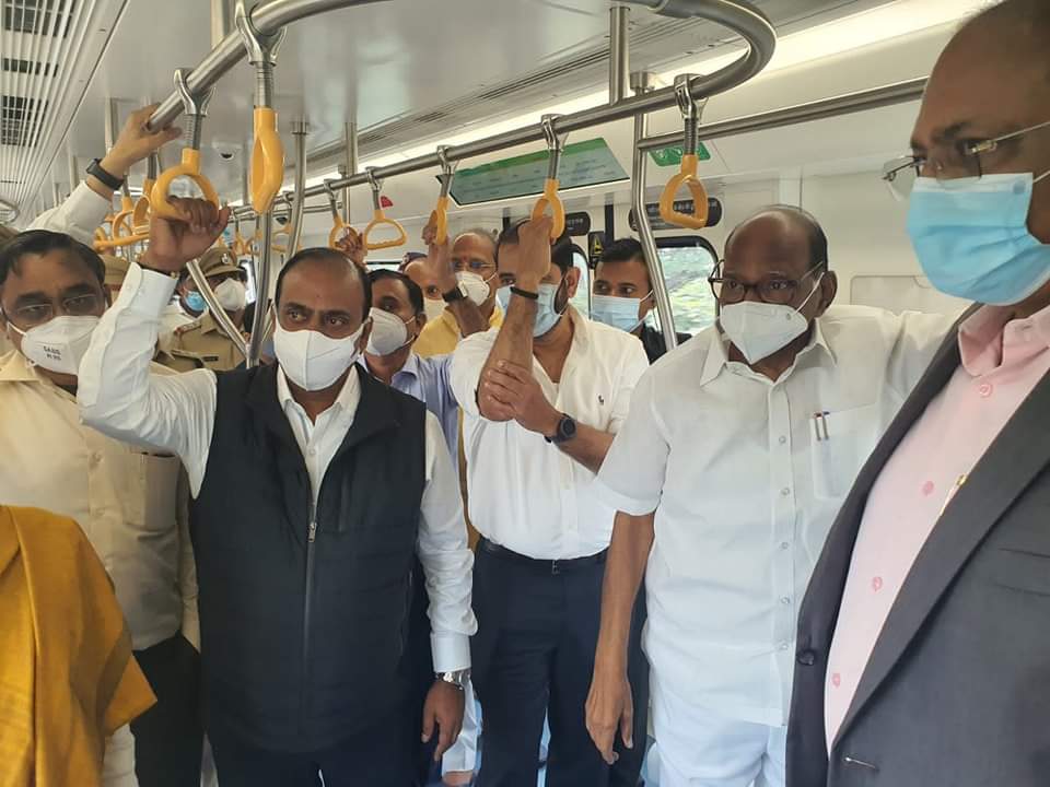 Rename Metro to 'Pune-Pimpri Chinchwad Metro'; Statement by Leader of Opposition Raju Misal to Sharad Pawar