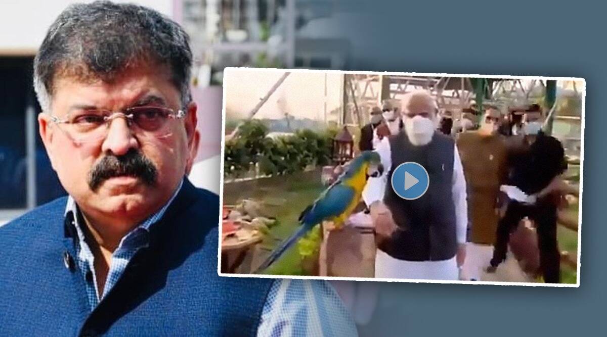 Modi tweeted a video of the parrot targeting Modi, saying "he never prophesied".