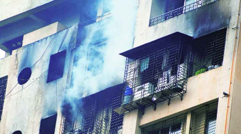 Fire at Taddev building; Six killed, 23 injured in road mishap