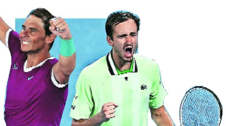 Australian Open tennis tournament: Nadal, Medvedev in the final
