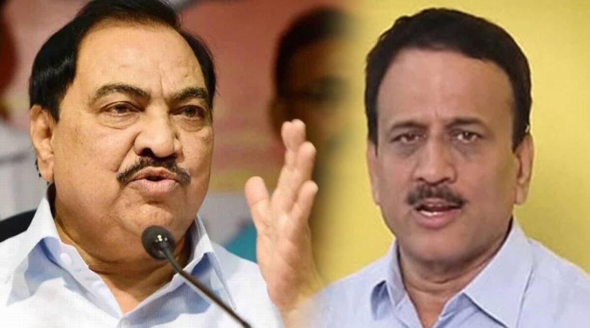 "Another in his mind ..."; Eknath Khadse's statement on the statement to send Girish Mahajan to Peth on Wednesday