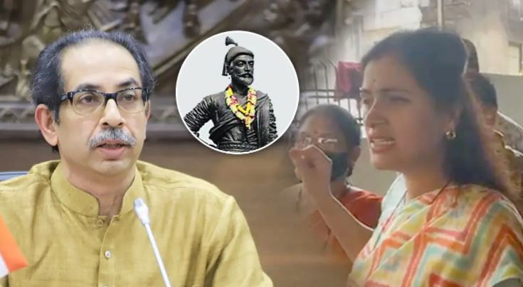 The removal of the statue of Chhatrapati Shivaji Maharaj in Amravati heated up the atmosphere; MP Navneet Rana's sloganeering against Thackeray government