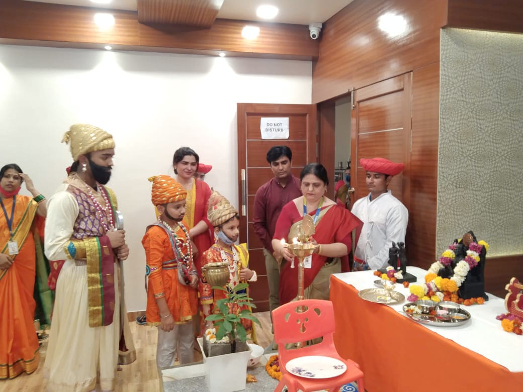 Enthusiastic celebration of Shiva Janmotsav at Cambridge International School