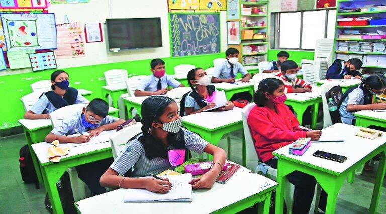 Large number of students absent in schools