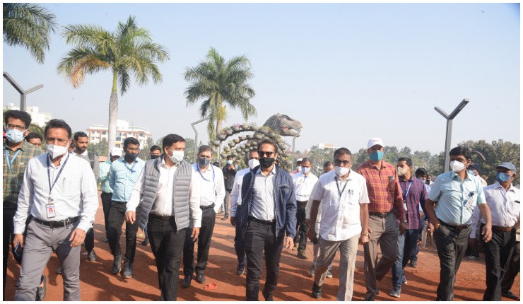 Kunal Kumar, Joint Secretary, Smart City Mission, inspected the work of Smart City in the city