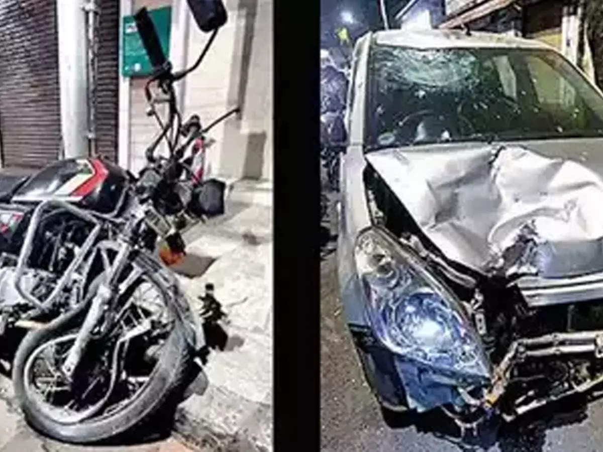 Hit by a car; Two-wheeler dies after falling 30 feet from flyover