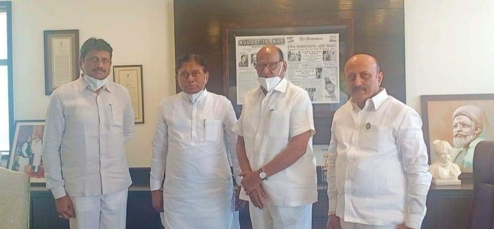 Big News: Former Minister of State Shivajirao Naik's entry into NCP confirmed, meeting with Sharad Pawar