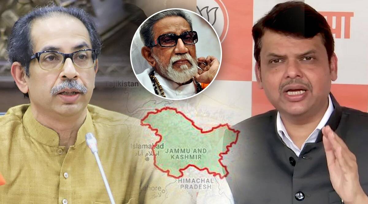 "Balasaheb Thackeray's role in Kashmir", Devendra Fadnavis reminded Shiv Sena; Sanjay Raut was also attacked!