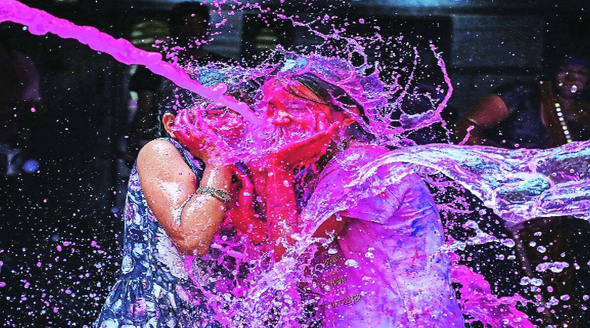 All over the country ..; Citizens celebrate Holi after two years; Lots of tourist attractions