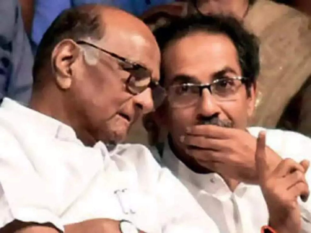 Shiv Sena-NCP alliance for municipal elections ?;  Important discussion between Pawar and Thackeray!