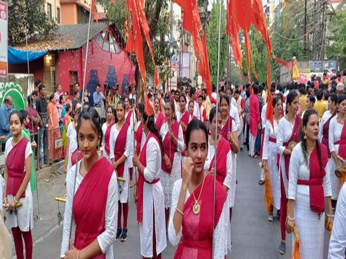 Shobha Yatras marched through Mumbai city; Welcome to Marathi New Year