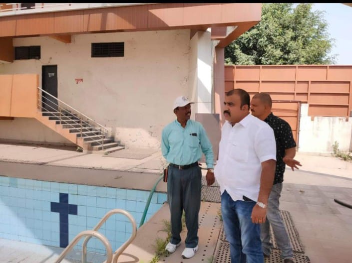 Swimming pool at Pimpri will start at full capacity soon - Sandeep Waghere