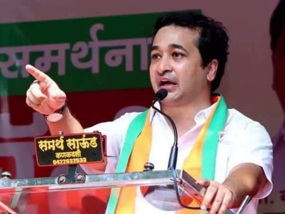 The 'men' sitting on the mat should send the police on leave for only 24 hours; Nitesh Rane's challenge to Shiv Sena