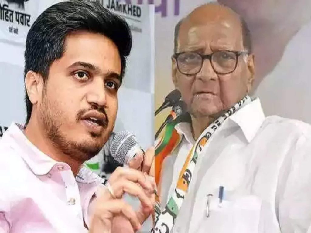 Sharad Pawar should use weight in Delhi for Maratha-Dhangar reservation;  Demand of Rohit Pawar from Choundi