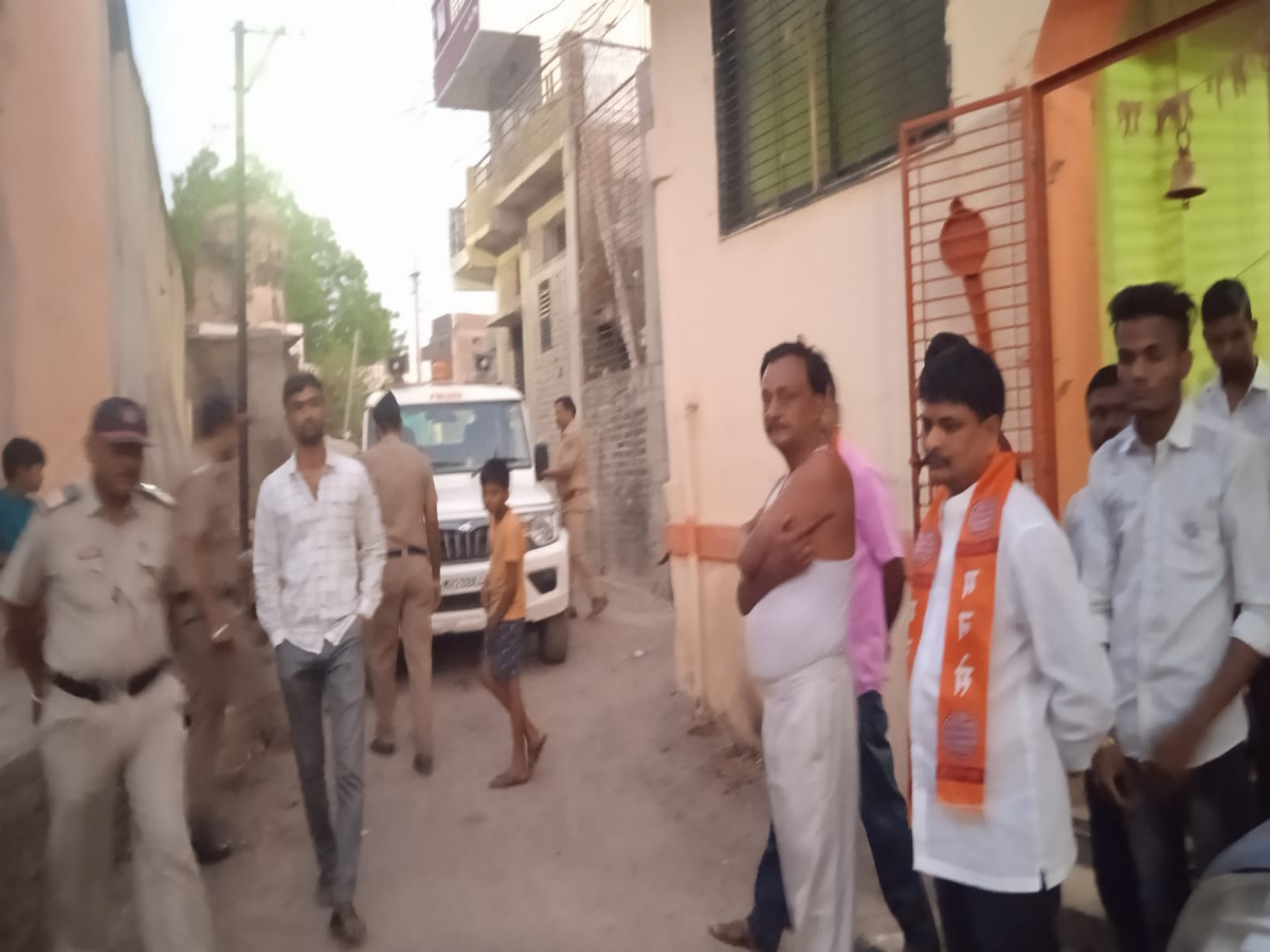Buldana: MNS activists played Hanuman Chalisa at Jamod, Jalgaon