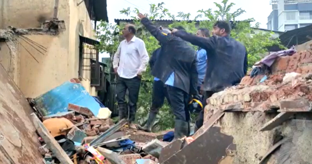 A building collapsed in Kalyan after crashing in Mumbai, killing one person on the spot