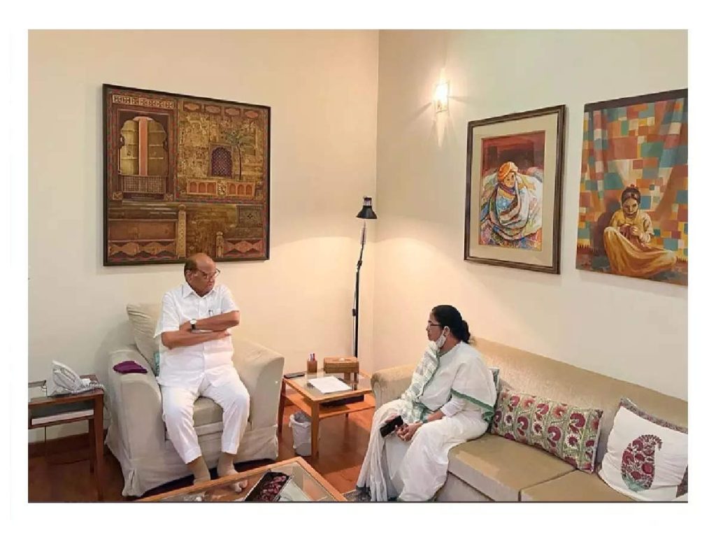 Discussion of Sharad Pawar's name for the post of President, Mamata Banerjee meets Sharad Pawar