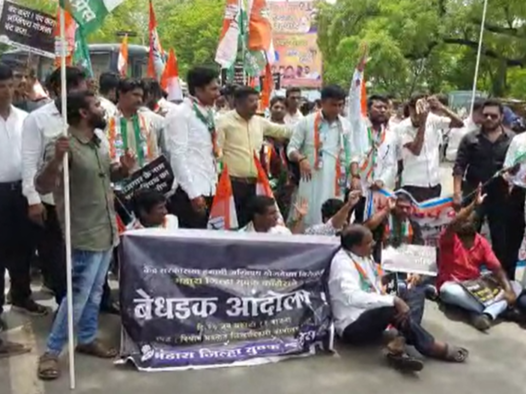 Nationalist Youth Congress agitates all over Maharashtra against 'Agneepath' scheme