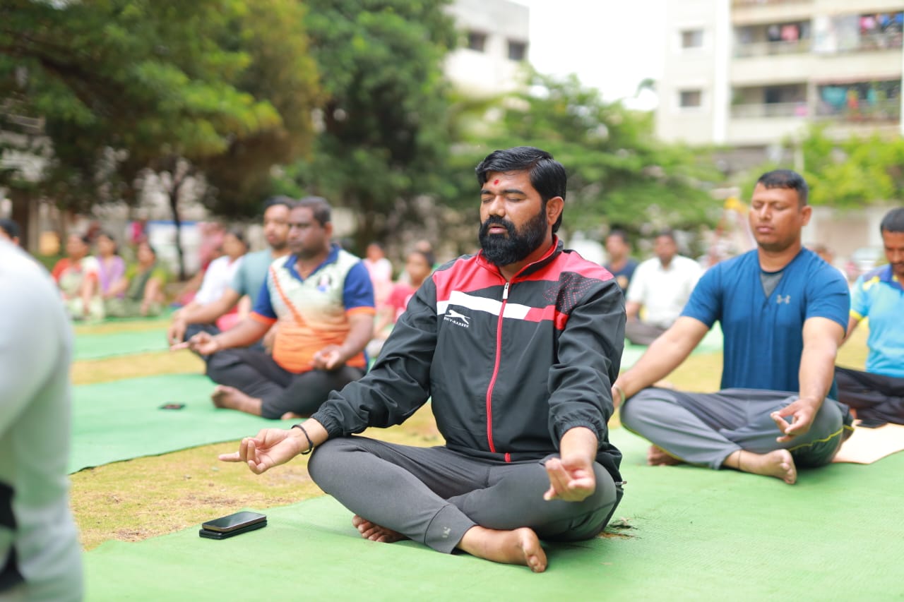 Regular yoga is the foundation of a healthy life; Opinion of social activist Vinayak Aba More