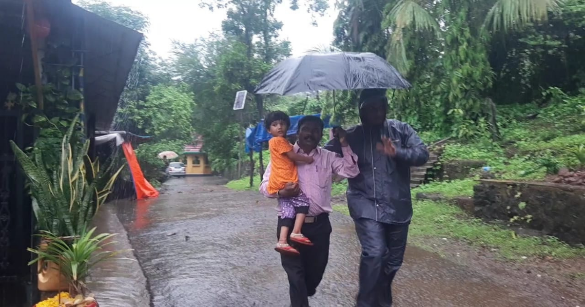 Crisis of torrential rains on 'Ya' village; Citizens left their homes