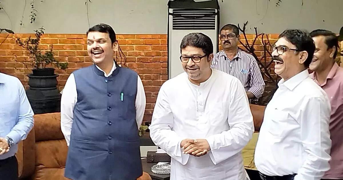 Devendra Fadnavis met MNS President Raj Thackeray for the first time today (Friday) after becoming Deputy Chief Minister