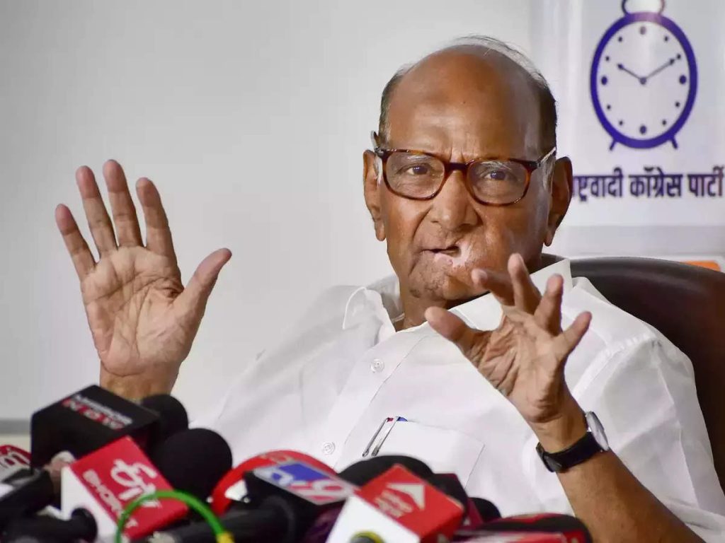 NCP President Sharad Pawar's big statement about rebel MLAs, said, "After they came to the House