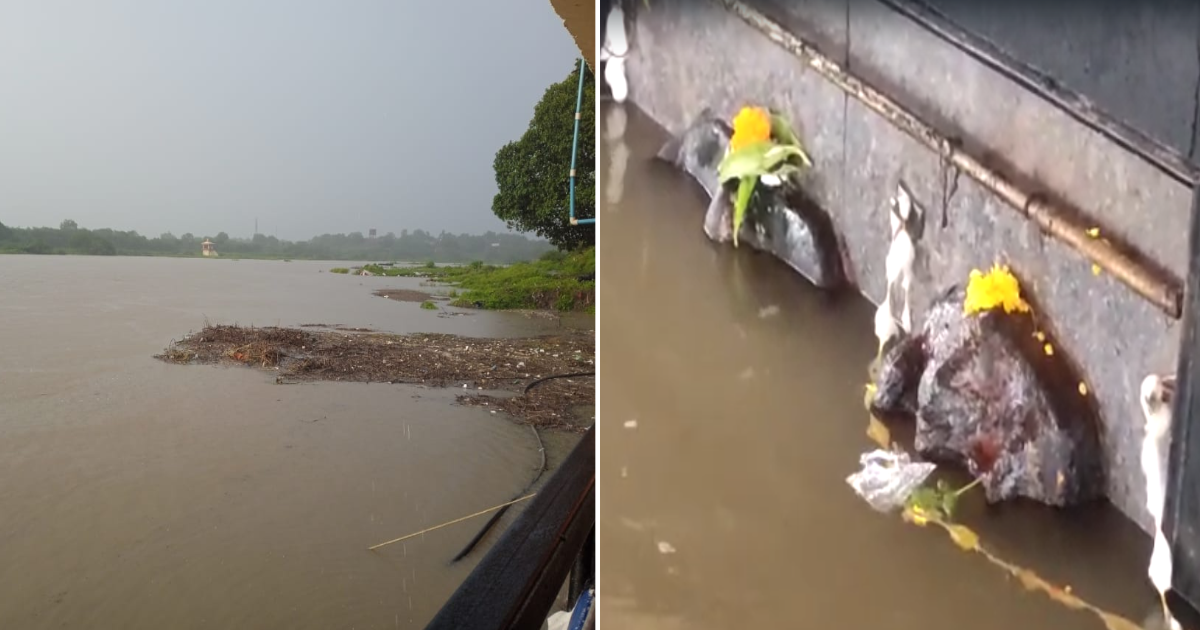 Discharge from Jayakwadi Dam: River Godavari floods, many temples under water; Vigilance warning to villages
