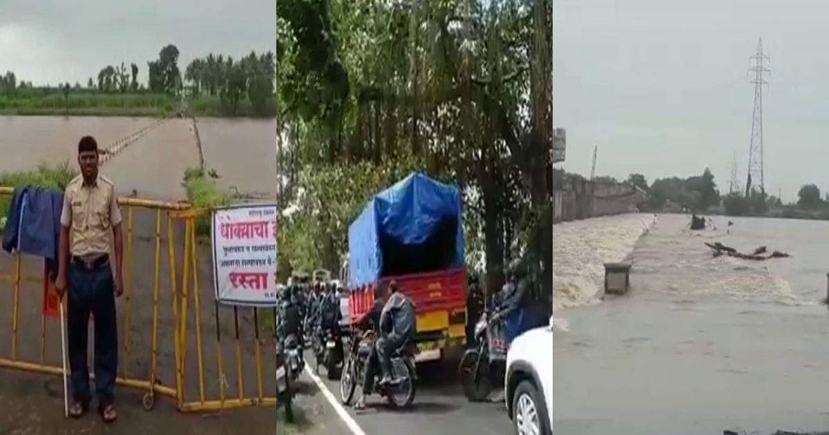 Heavy rains halt traffic in Maharashtra; Important routes to Marathwada, Vidarbha and Konkan closed