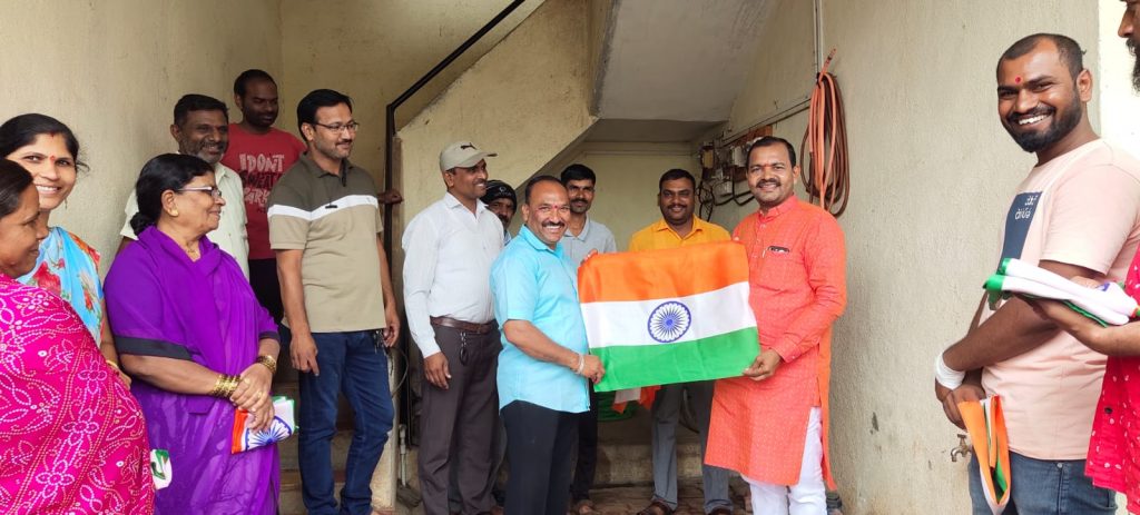Prime Minister Narendra Modi's Conception of Every Home Tricolor Campaign on the occasion of Amrit Mahotsav of Indian Independence - Former Mayor Rahul Jadhav