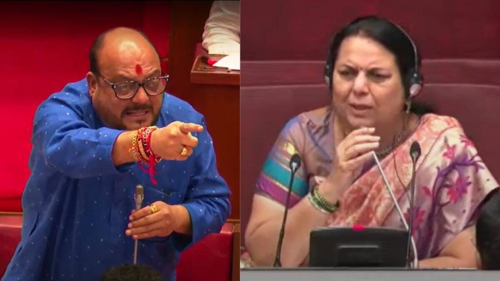 "You should be a minister at your home": Neelam Gorhe scolded Gulabrao Patal in the Vidhan Parishad, said...