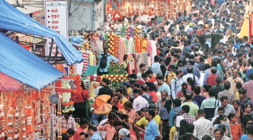 As Ganeshotsav is just four days away, markets across the state are in a rush for shopping on Saturday
