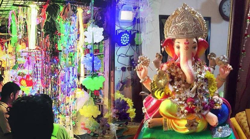 From simple garlands of LED lights to tree of lights and Nandadeep of electric lighting to decorate public mandals and decorate Ganesha at home during Ganeshotsav.