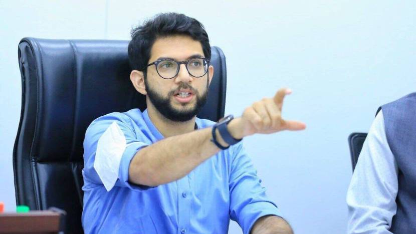 On the last day of the monsoon session of the legislature, the ruling party directly targeted Aditya Thackeray with loud slogans