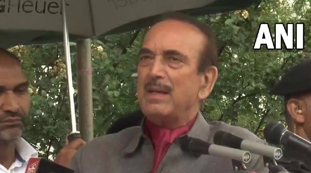 Ghulam Nabi Azad will announce a new party in the next ten days