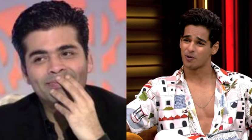 After listening to Ishaan Khattar's compliments, Karan Johar said, "No one looks at me that way."