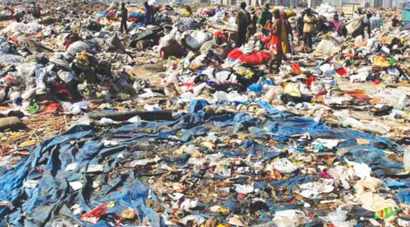 1,300 million tonnes of conventional waste in storage centers in India