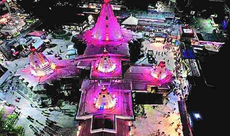 This year, the Devasthan Committee filmed the entire festival with the help of a drone camera to ensure security in the Mahalakshmi temple area during the Navratri festival.