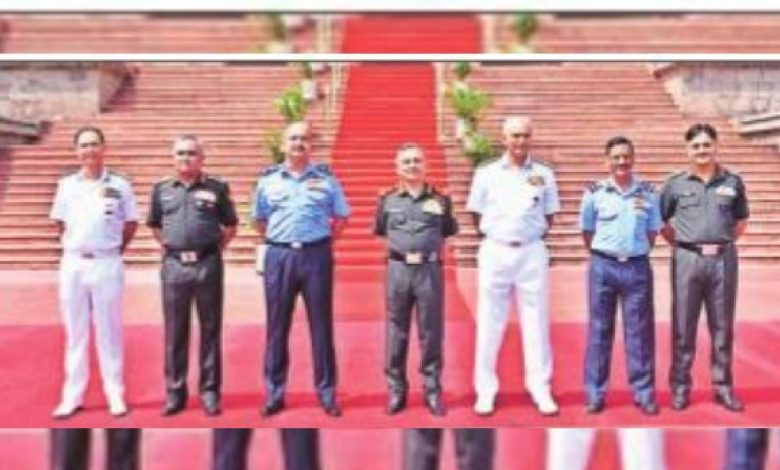 CDS meeting with three army chiefs at NDA; All four are graduates of the same batch