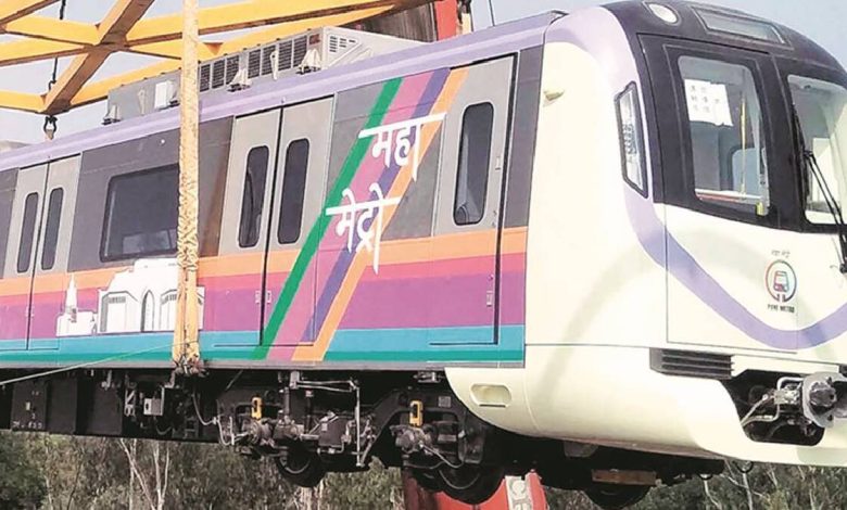 The work of Hinjewadi-Shivajinagar metro line in Pune is speeding up
