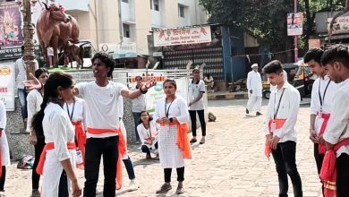 Awareness campaign on cleanliness on behalf of Pratibha College
