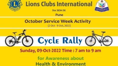 Organized cycle rally on Sunday for health and environment awareness