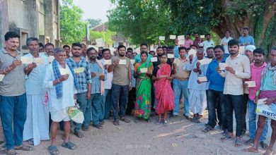 'Complete stalled land acquisition process'; Aggressive Medigadda dam affected families will go on indefinite hunger strike
