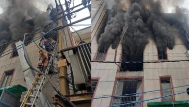 Massive fire at a plastic factory in Delhi's Narela; Two dead, many seriously injured