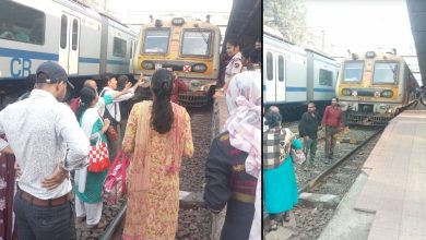 'Rail stop' at Titwala station, delaying local services to CSMT