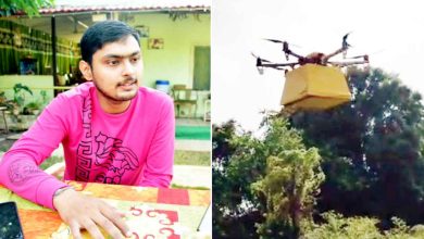 Protection of crops by drones from birds, animals; Young Engineer's Research