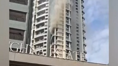 The fire at the Van Avinga building in south Mumbai's Curry Road area is under control, with no casualties reported
