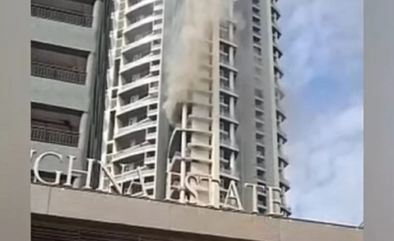 The fire at the Van Avinga building in south Mumbai's Curry Road area is under control, with no casualties reported