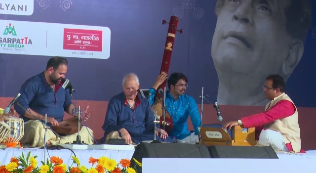 Enthralled by the melody of Khayal singing and violin